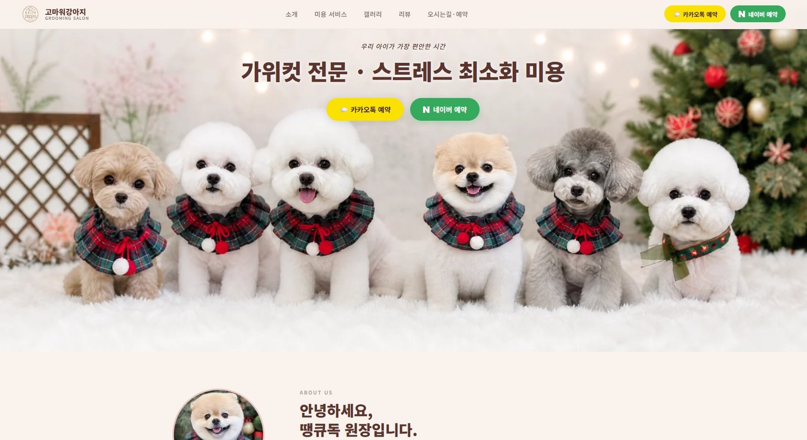 Thank You Dog website